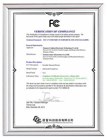 certificado fcc